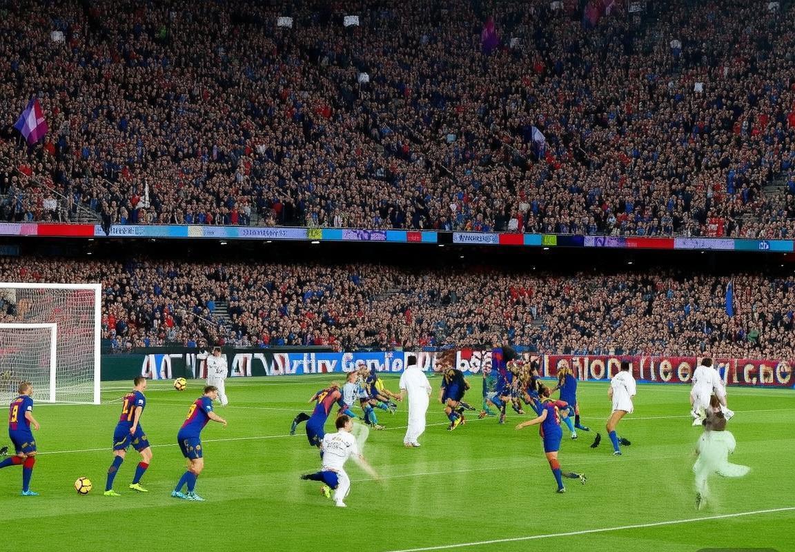 2018年巴塞罗那VS皇家马德里巅峰对决：梅西C罗经典之战回顾(图1)