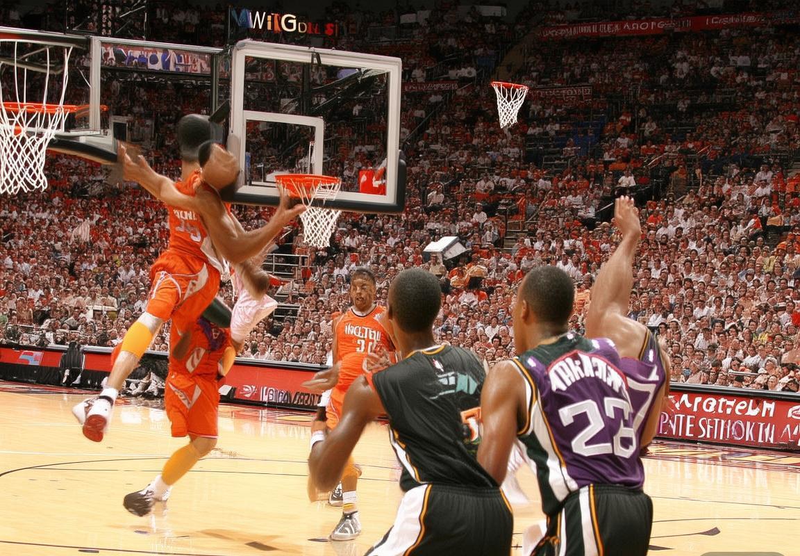 2008年NBA火箭对爵士经典对决回顾：战术解析与精彩瞬间(图1)